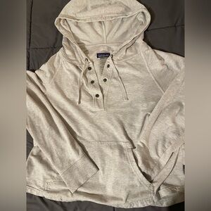 Patagonia Hooded Quarter Button Top